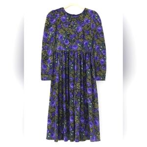 Vintage Laura Ashley S 10 Corduroy Dress Excellent Condition